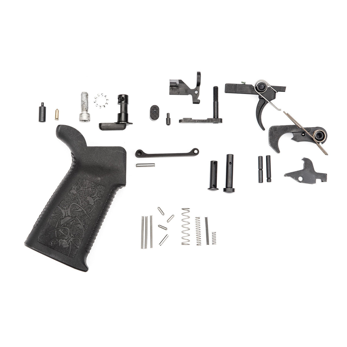 Spike's Tactical SLPK101 Standard Lower Parts Kit in Black