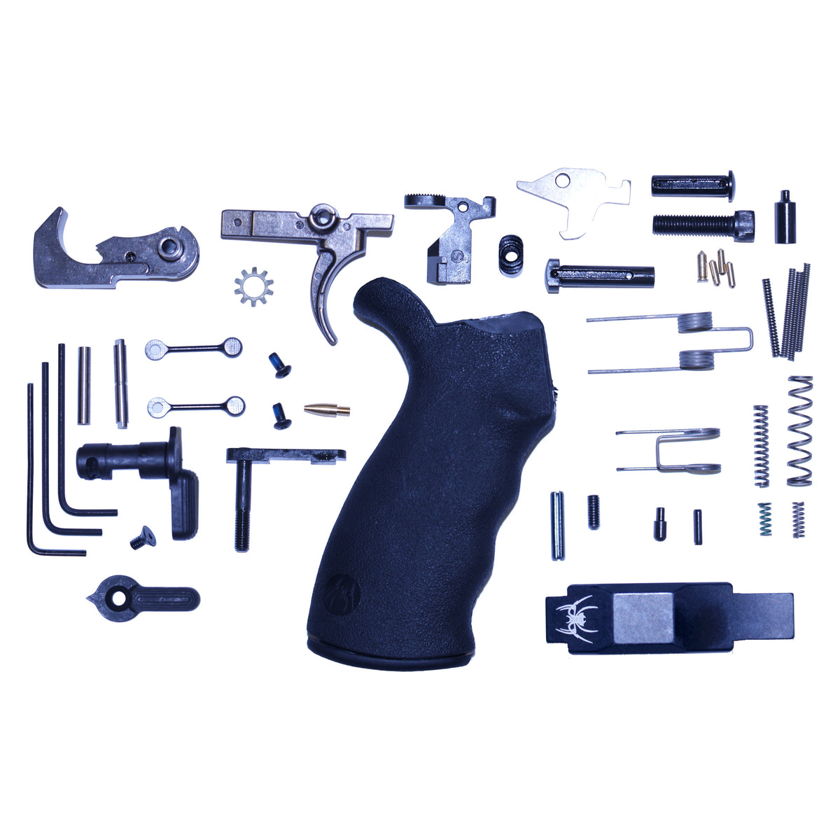 Spike's Tactical Enhanced Lower Parts Kit for AR-15 in Black - Model SLPK301