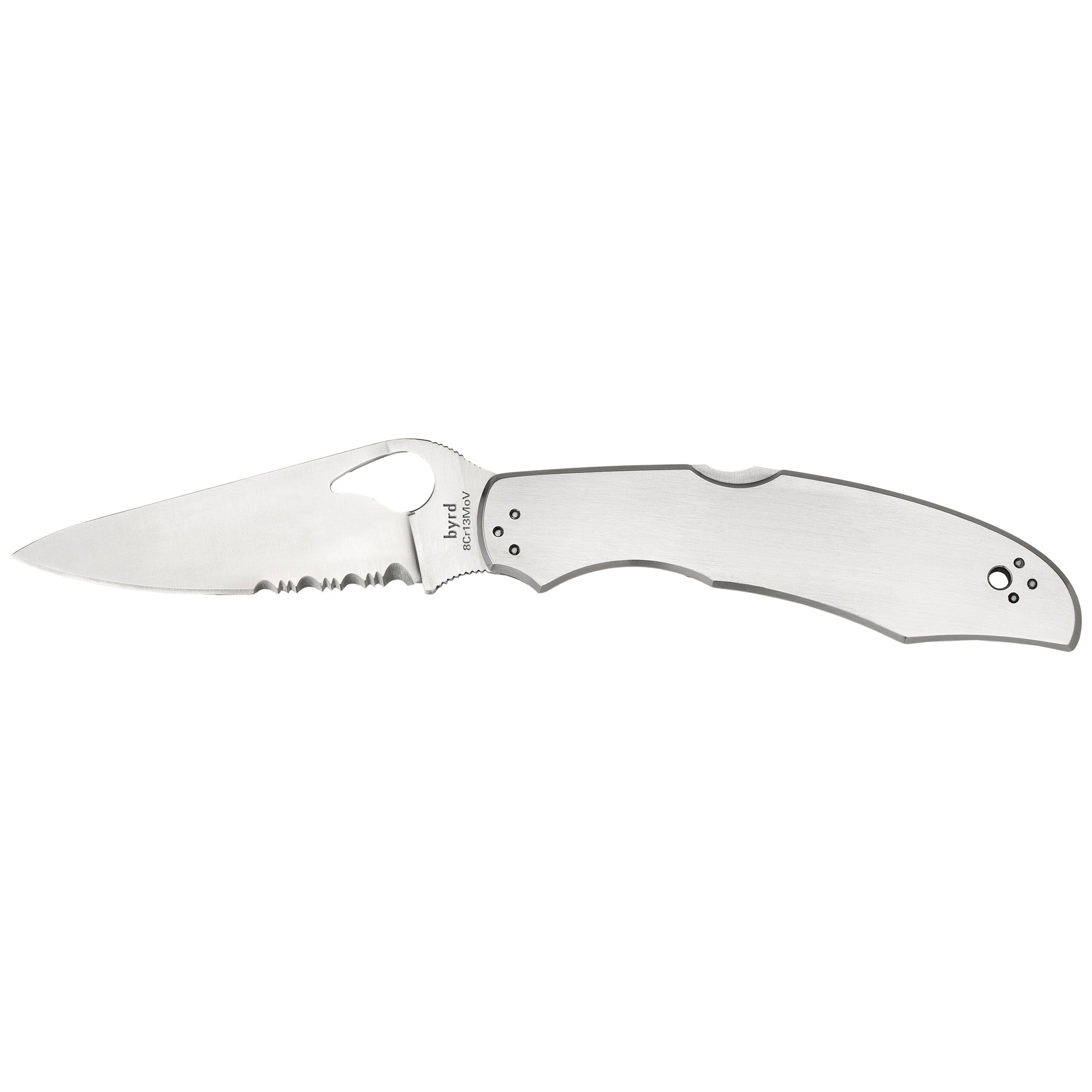 Spyderco Byrd Cara Cara 3.75-Inch Folding Knife with Combo Edge