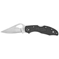 Spyderco Byrd Meadowlark 2 Lightweight Folding Knife, 2.87 inches, Black Handle