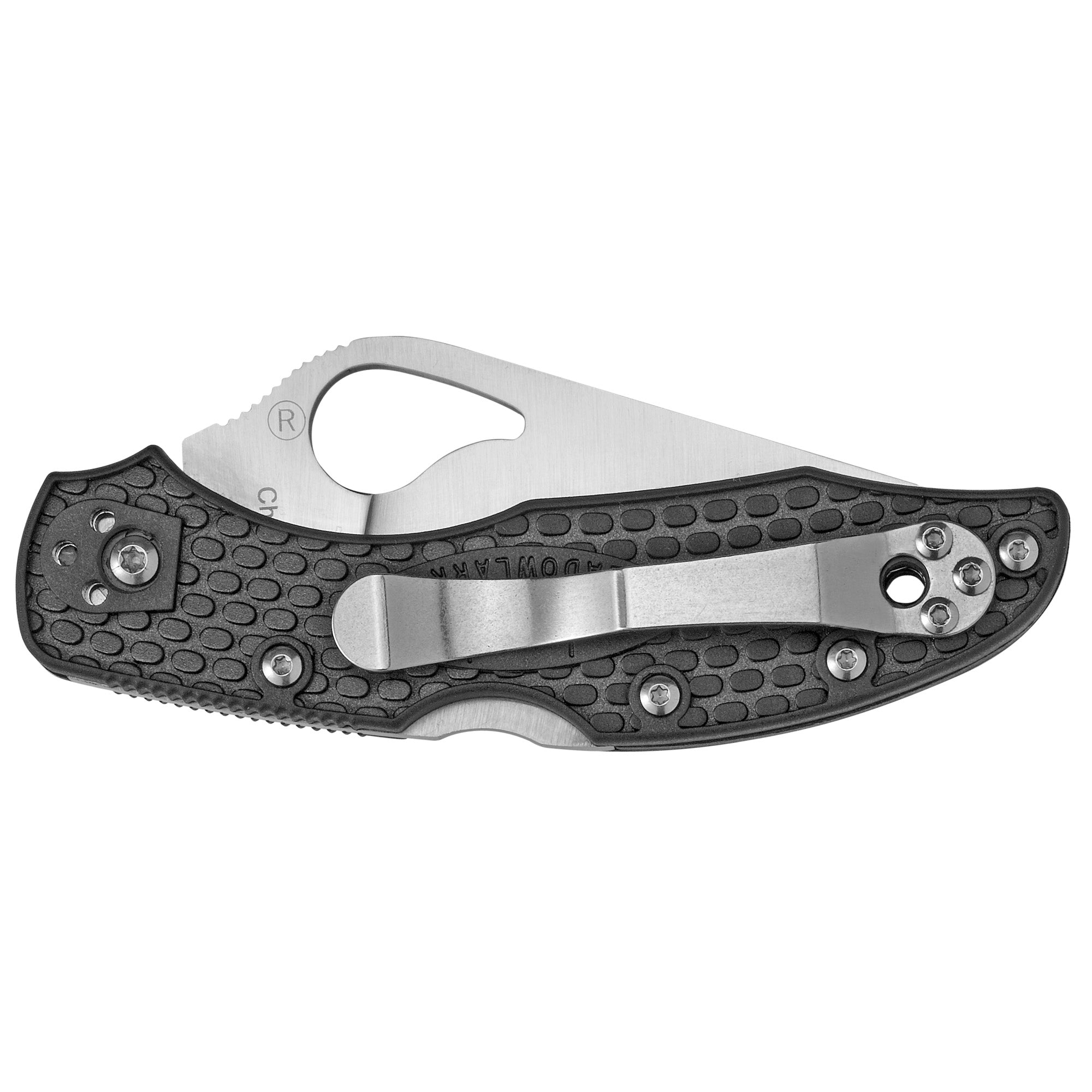 Spyderco Byrd Meadowlark 2 Lightweight Folding Knife, 2.87 inches, Black Handle