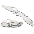 Spyderco Meadowlark 2 Folding Knife - 2.93-inch Blade, 8Cr13MoV Steel, Silver