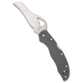 Spyderco Gooney 3.44-inch Folding Knife with SpyderEdge and Gray Handle
