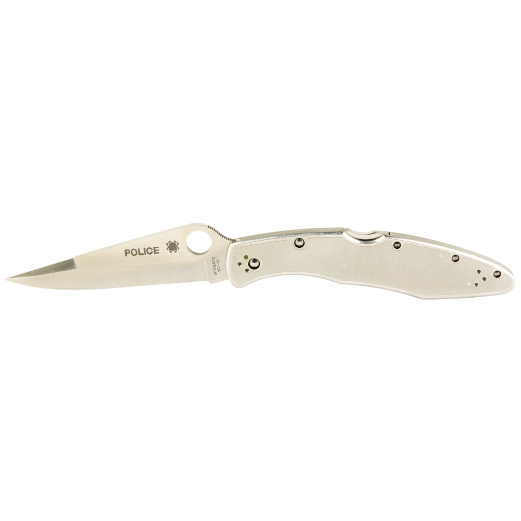 Spyderco Police Stainless Steel Folding Knife with VG-10 Blade - Model C07P