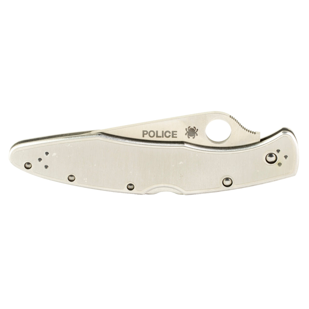Spyderco Police Stainless Steel Folding Knife with VG-10 Blade - Model C07P
