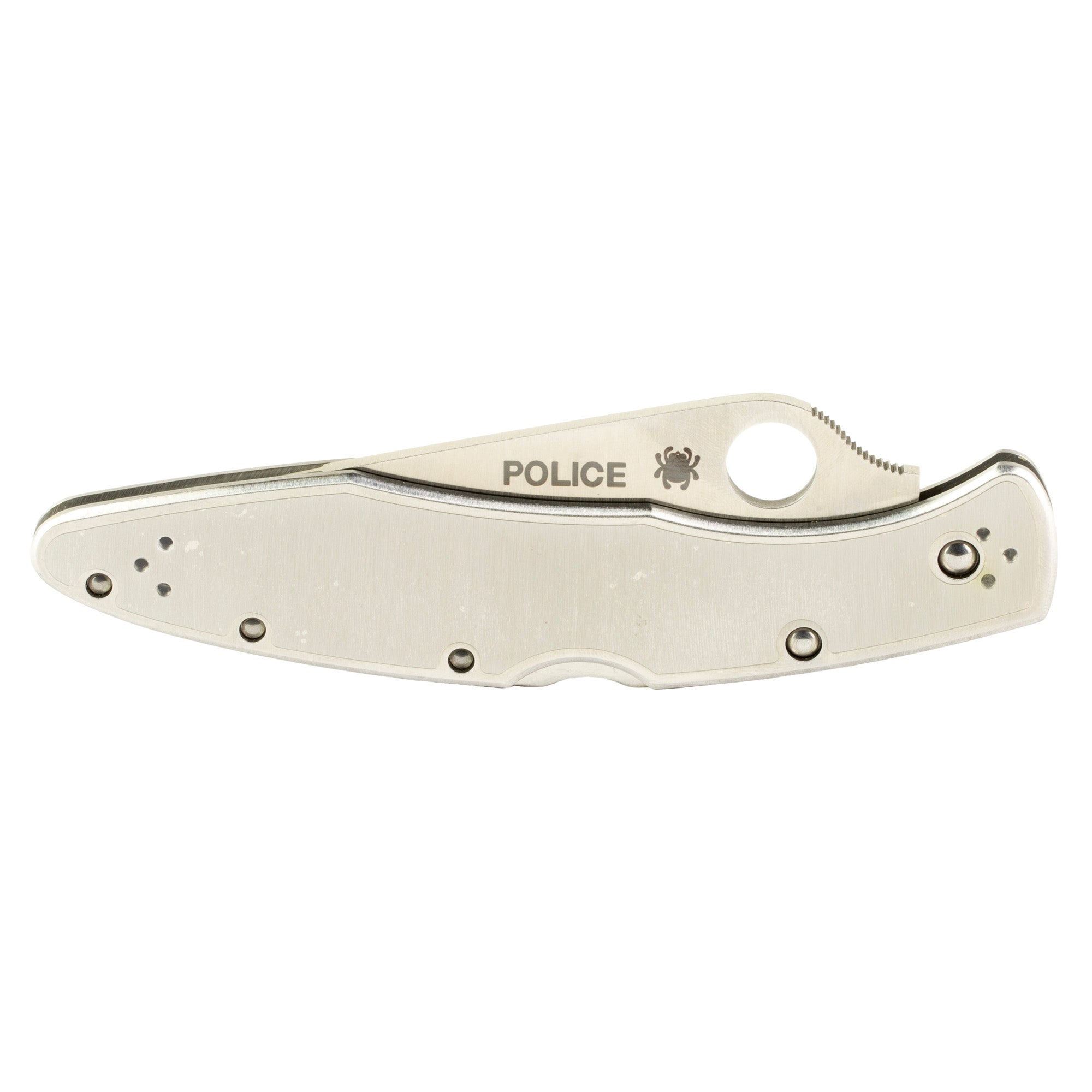 Spyderco Police Stainless Steel Folding Knife with VG-10 Blade - Model C07P
