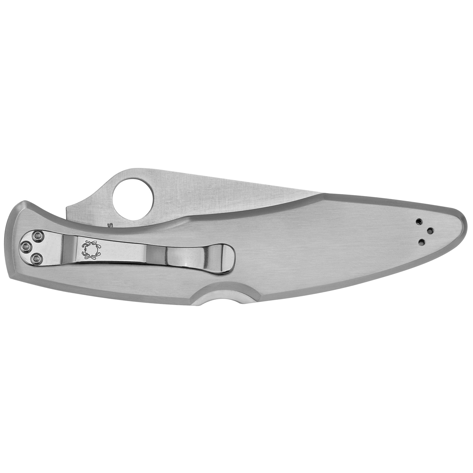 Spyderco Police Stainless Folding Knife with VG-10 Blade - Spyderco SPYC07S