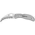 Spyderco Harpy Folding Knife with VG-10 Steel - Silver Finish