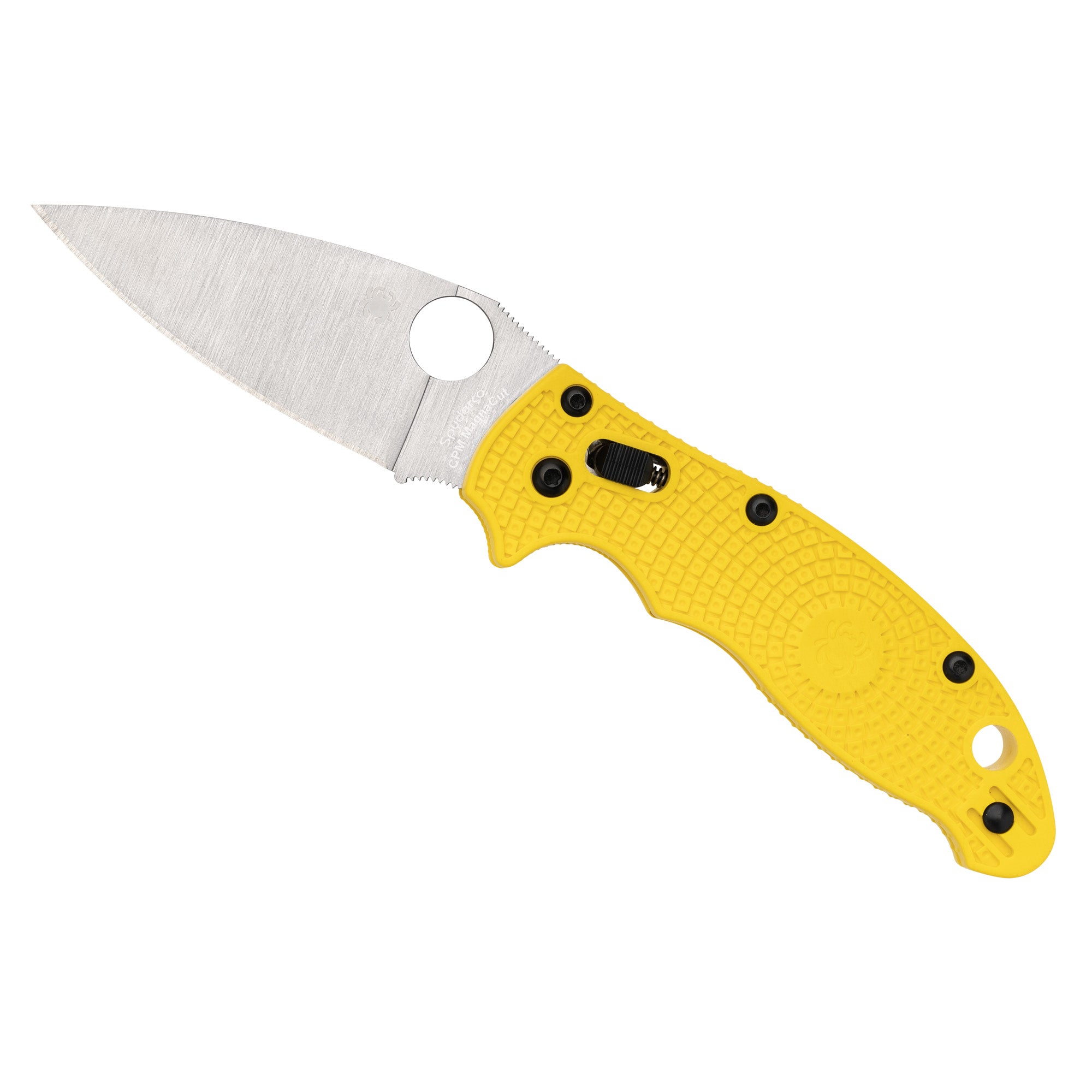Spyderco Manix 2 Lightweight Salt Folding Knife with CPM MagnaCut Blade – Yellow, 3.37 Inches