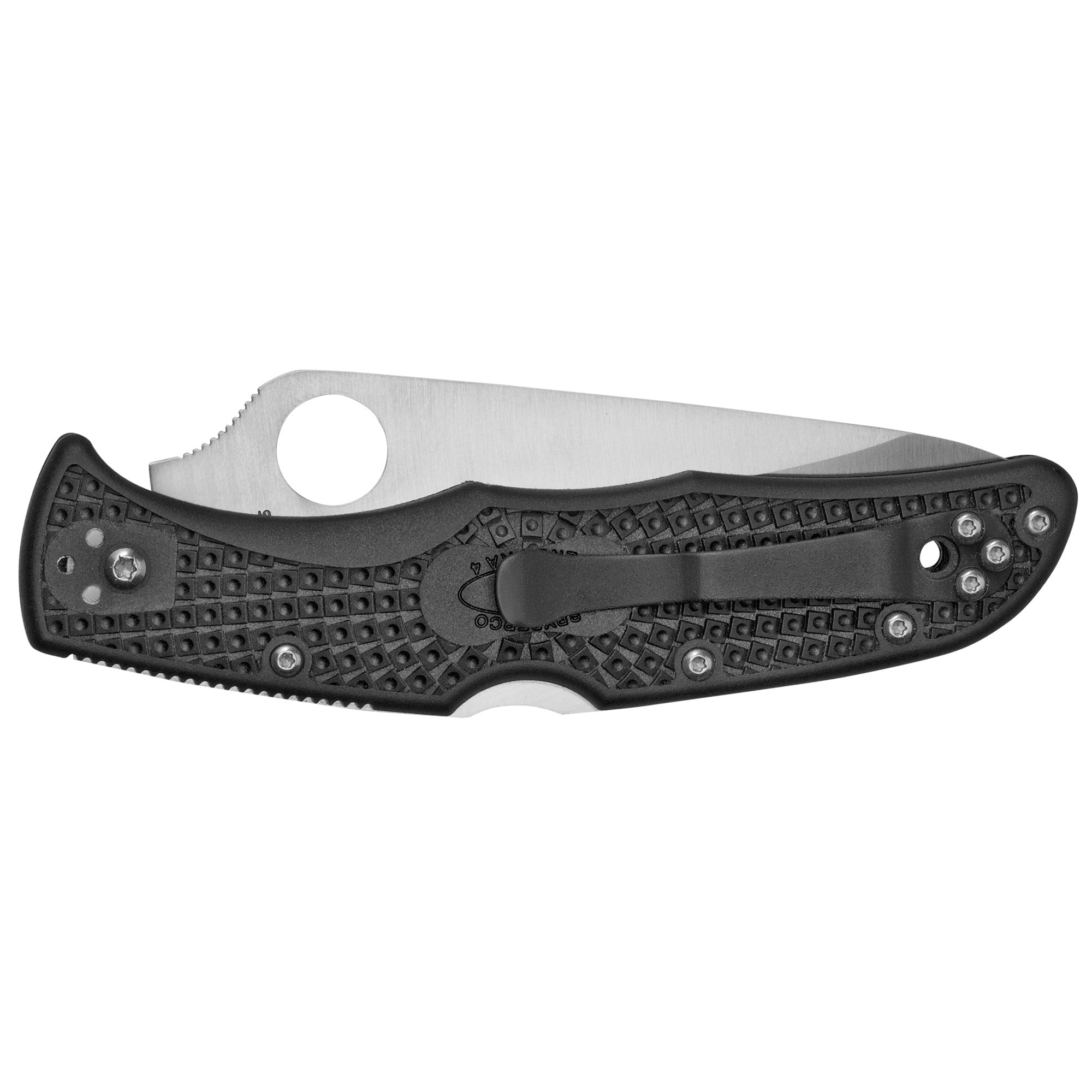 Spyderco Endura 4 Folding Knife C10PBK with VG-10 Blade and Black Handle