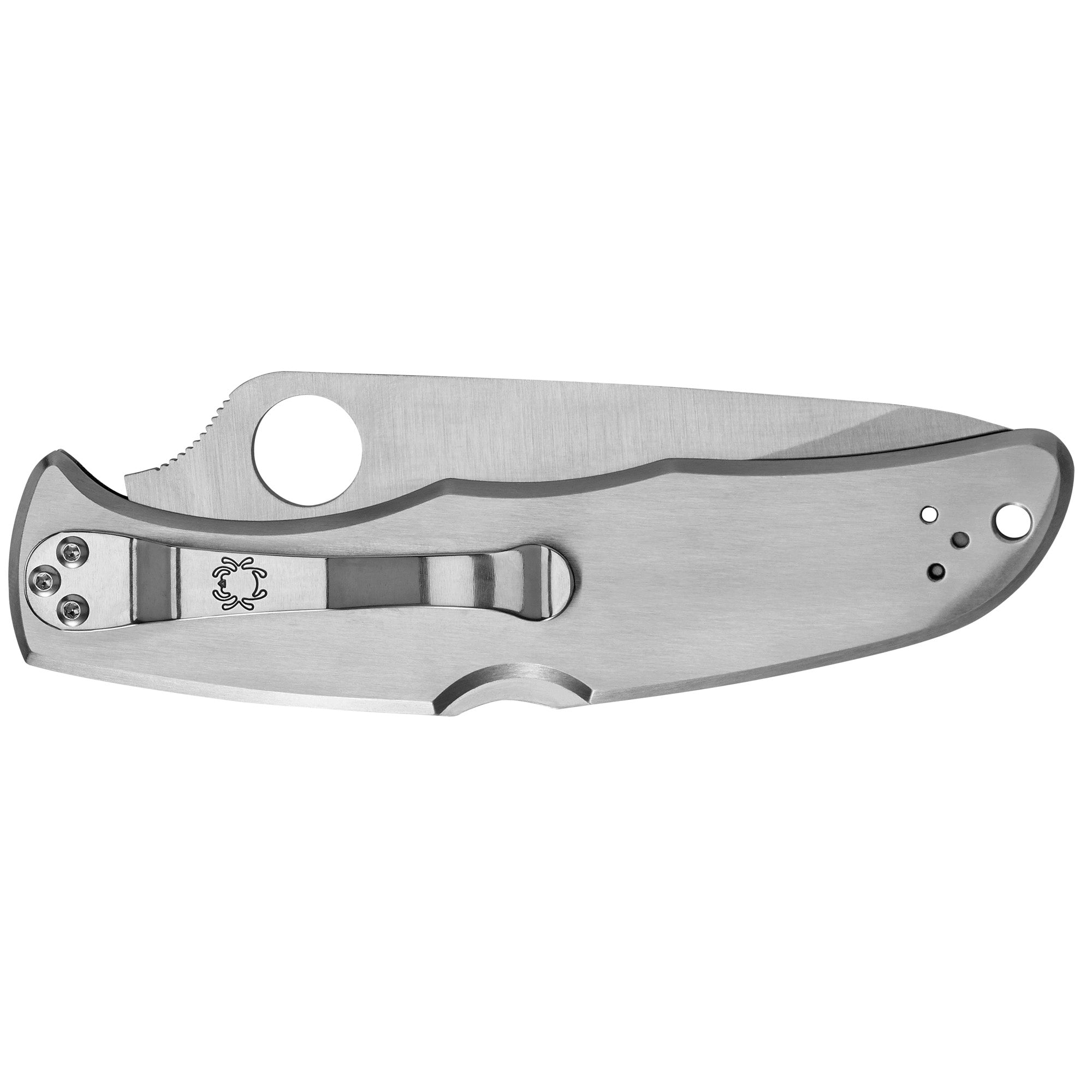 Spyderco Endura 4 Folding Knife with VG-10 Blade - Silver