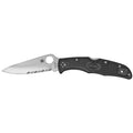 Spyderco Endura 4 Folding Knife with VG-10 Blade and Black Handle