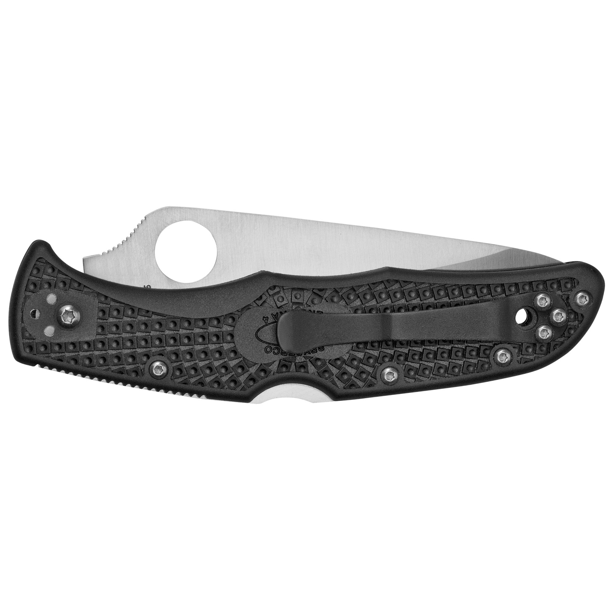 Spyderco Endura 4 Folding Knife with VG-10 Blade and Black Handle