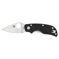 Spyderco Cat Folding Knife with CTS BD1N Steel and Black G-10 Handle