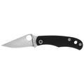 Spyderco Bug G-10 Pocket Knife with Plain Edge, 1.27 Inches, Black Handle