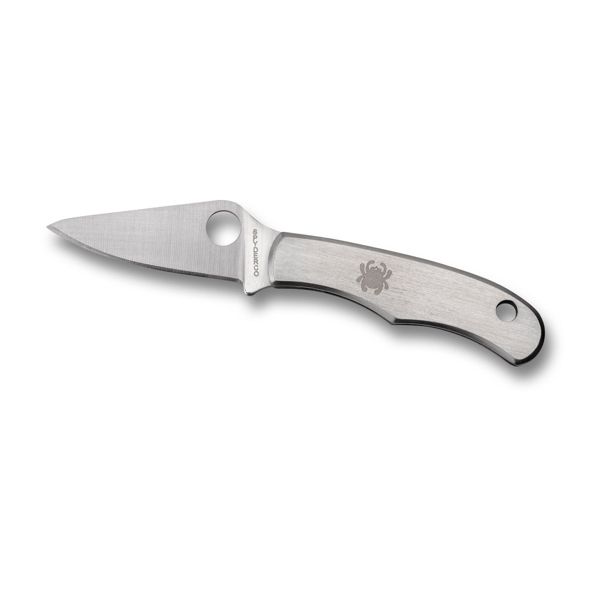 Spyderco Bug Folding Knife in Silver, Model C133P - Compact & Reliable EDC Tool