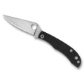 Spyderco Honeybee G-10 Folding Knife with 1.68-Inch Plain Edge and Black Handle