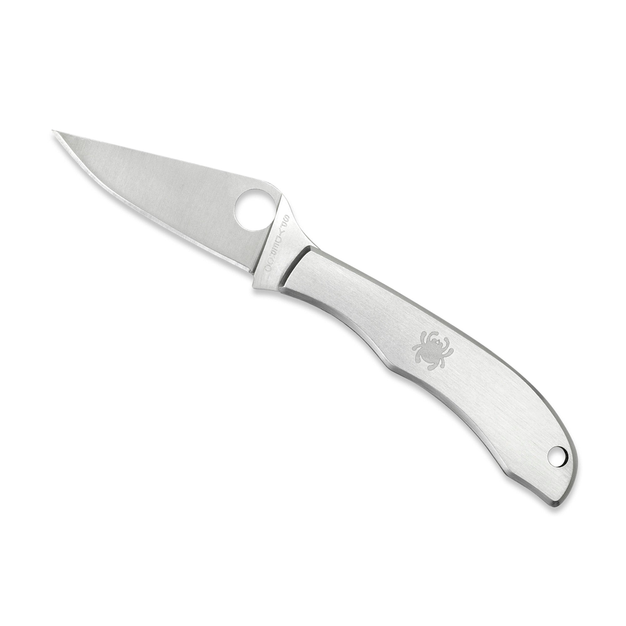 Spyderco HoneyBee SS Folding Knife with Plain Edge, 1.67-Inch Blade, Model C137P