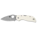 Spyderco Chaparral Folding Knife with Damasteel DS93X Grabak Blade and Ivory G-10 Handle