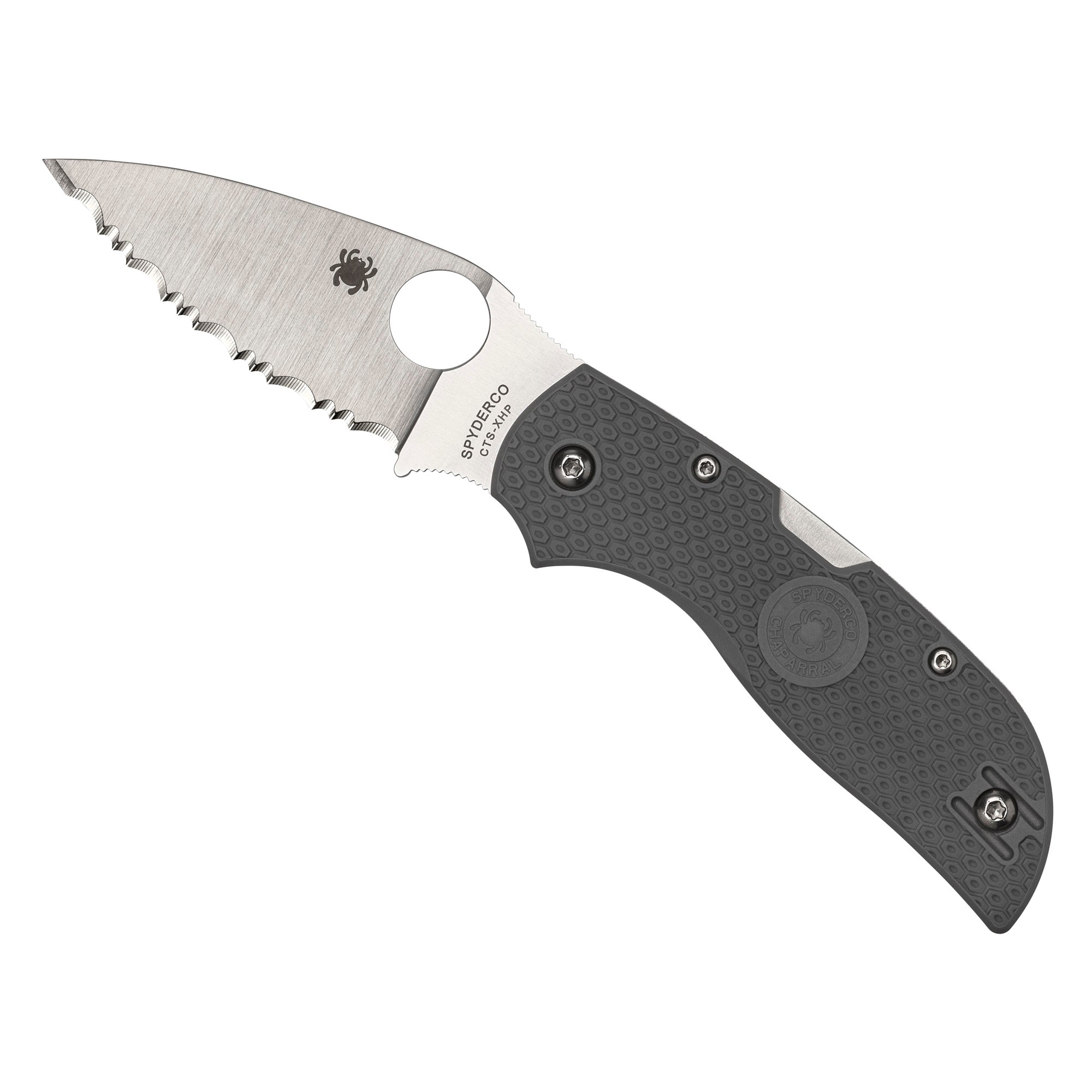 Spyderco Chaparral Lightweight Folding Knife with Fiberglass-Reinforced Nylon Handle - Model C152SGY