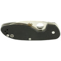 Spyderco Efficient Folding Knife with Satin Plain Edge – Black G-10 Handle, 2.98-inch Blade