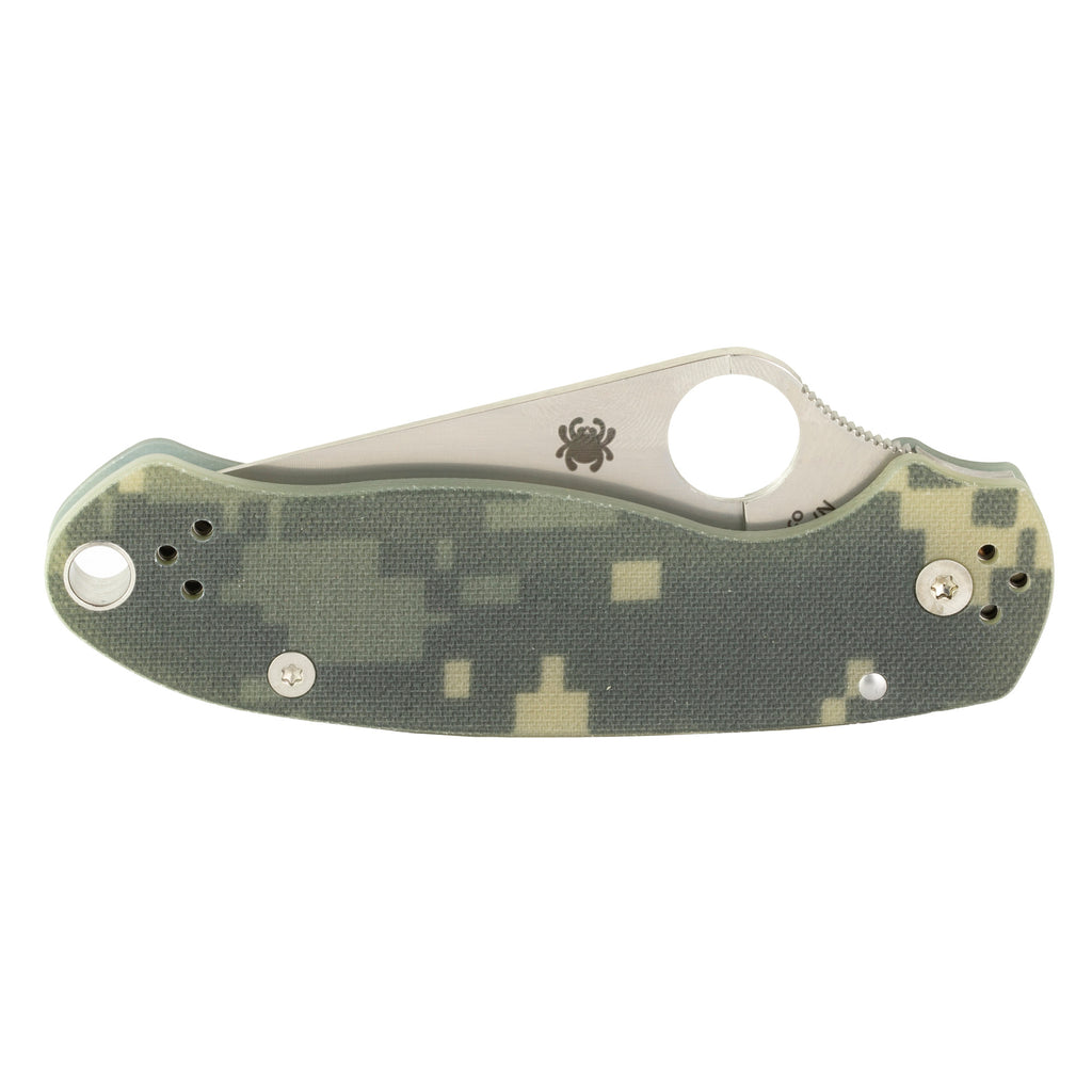 Spyderco Para 3 Folding Knife with CPM S45VN Blade and Camo Handle