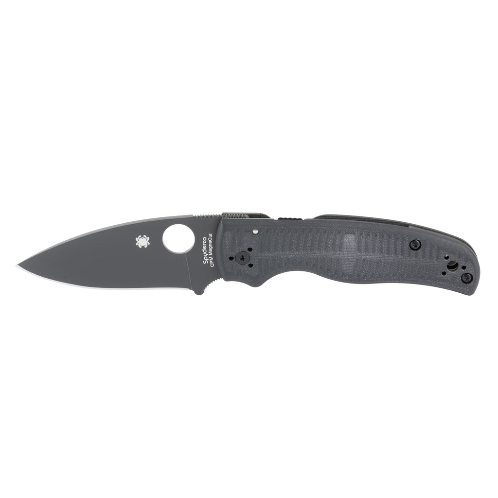Spyderco Shaman Salt Folding Knife - 3.58-inch CPM MagnaCut Blade in Black