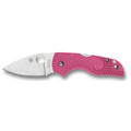 Spyderco Lil Native Lightweight Folding Knife with Pink Handle and CTS BD1N Blade - Model C230PPN