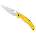 Spyderco Native Chief Salt Lightweight Folding Knife with CPM MagnaCut Steel - Yellow FRN Handle