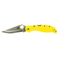 Spyderco Stretch 2 XL Lightweight Salt Folding Knife with H-2 Steel, Yellow Handle