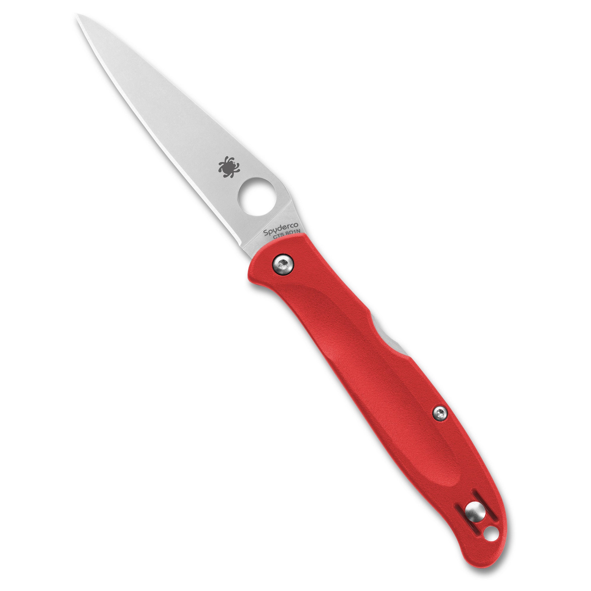 Spyderco Charisma Lightweight Folding Knife with Red Handle – Model C259PRD