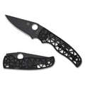 Spyderco Edgerati Geometric Folding Knife in Black - Model C266BKALBKP