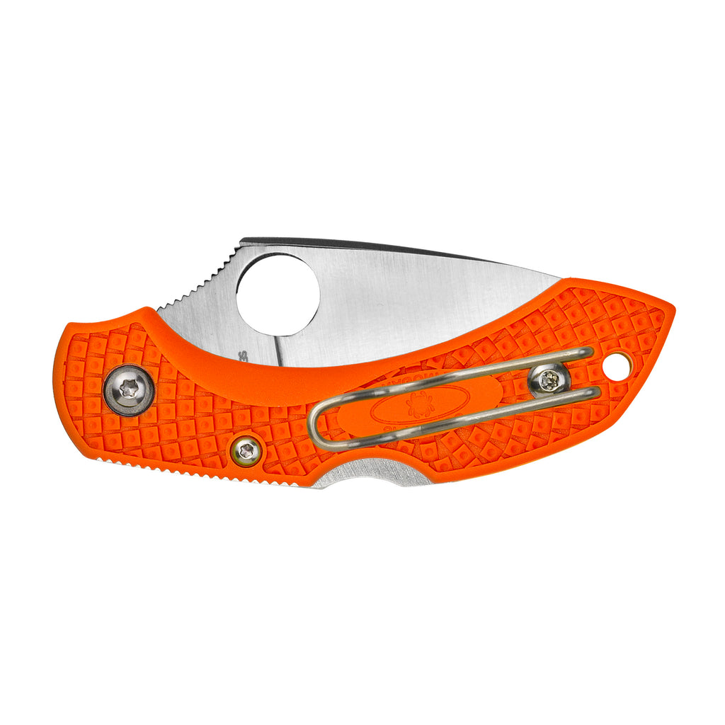 Spyderco Dragonfly 2 Folding Knife with VG-10 Blade and Orange FRN Handle