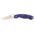 Spyderco Military Model G-10 Blue Folding Knife (Part C36GPDBL) with CPM-S110V Steel
