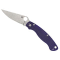 Spyderco Military 2 CPM S110V Folding Knife - Blue Handle, Model C36GPDBL2