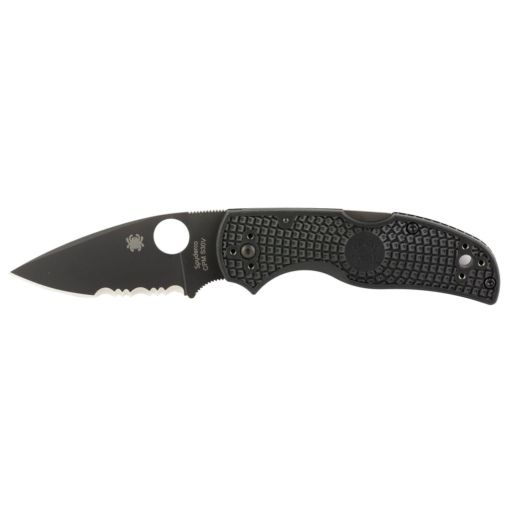 Spyderco Native 5 Lightweight Black Folding Knife with CPM-S30V Steel – Part C41PSBBK5
