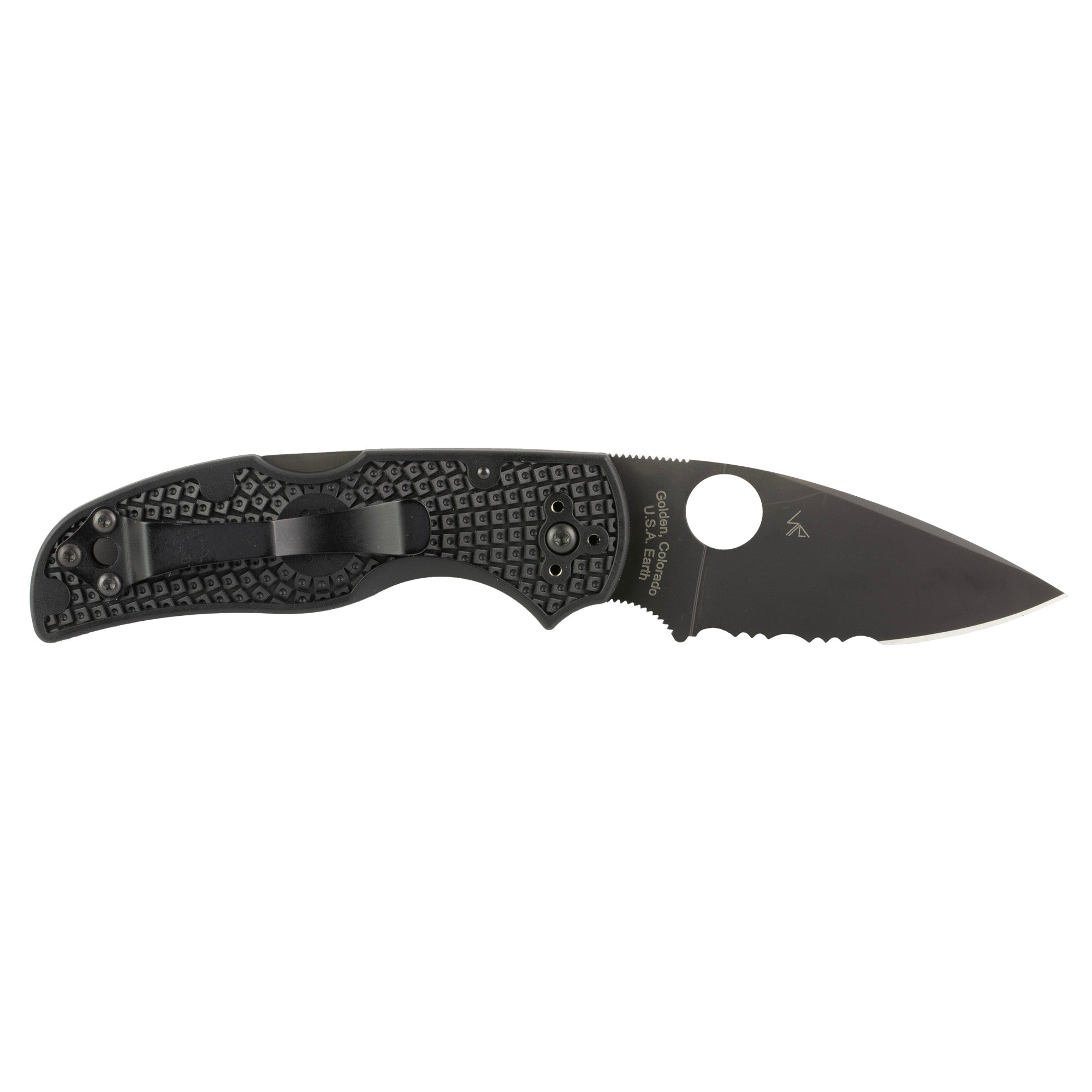 Spyderco Native 5 Lightweight Black Folding Knife with CPM-S30V Steel – Part C41PSBBK5