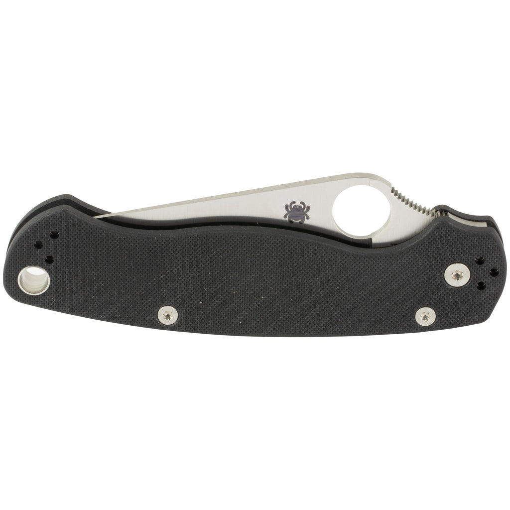 Spyderco Para Military 2 Folding Knife with CPM-S45V Steel, Black G-10 Handle