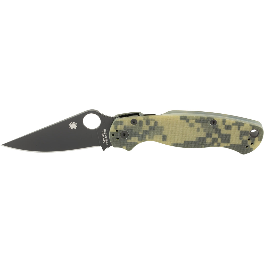 Spyderco Para Military 2 Folding Knife in Camo G-10 with CPM-S45V Steel - Model C81GPCMOBK2