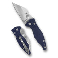 Spyderco Yojimbo 2 Folding Knife with CPM SPY27 Blade and Blue G-10 Handle – Model C85GPCBL2