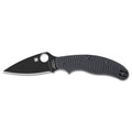 Spyderco UK PenKnife Salt Folding Knife – Black CPM MagnaCut with DLC Coating, 2.95 Inches