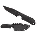 Spyderco Street Beat Lightweight Fixed Blade Knife with VG-10 Steel and Black Ceramic Coating