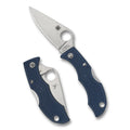Spyderco Ladybug 3 LTWT CPM SPY27 Folding Knife with Blue Handle