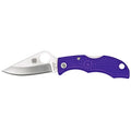 Spyderco Ladybug 3 Purple VG-10 Folding Knife with Plain Edge