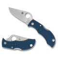 Spyderco Manbug Folding Knife with CPM SPY27 Steel and Cobalt Blue Handle