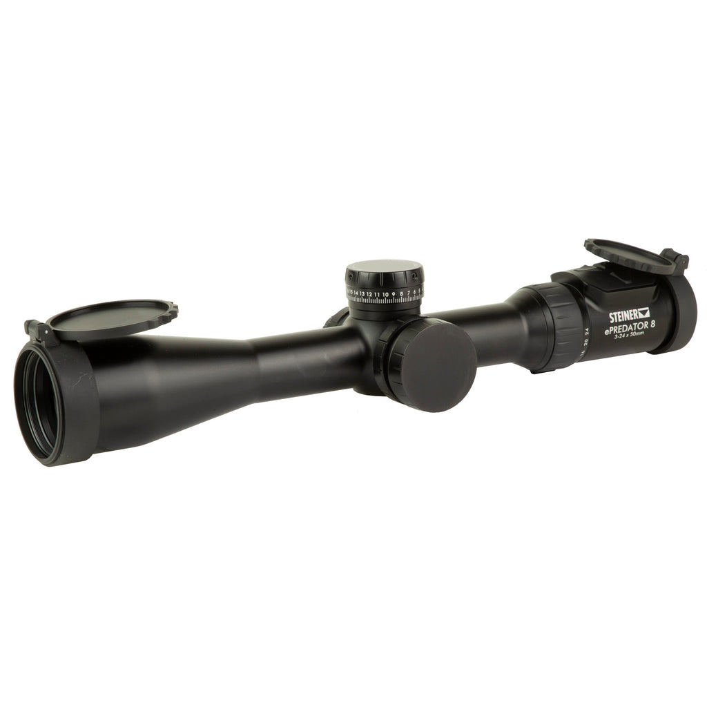 Steiner Predator 8 3-24x50 Rifle Scope - Versatile Hunting Optics in Green