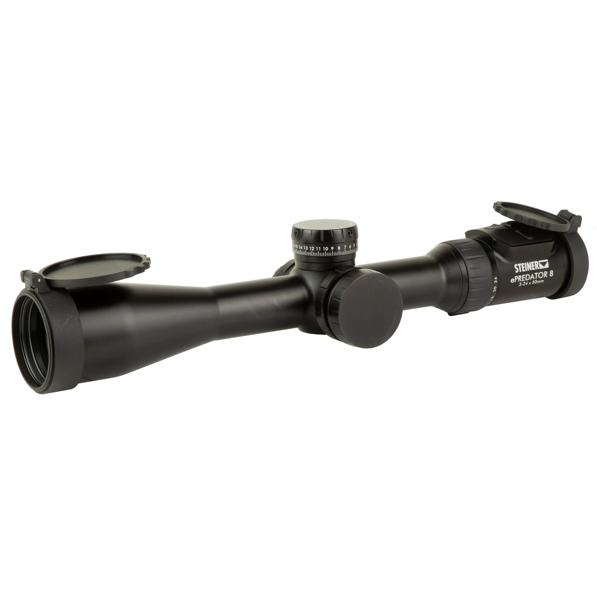 Steiner Predator 8 3-24x50 Rifle Scope - Versatile Hunting Optics in Green