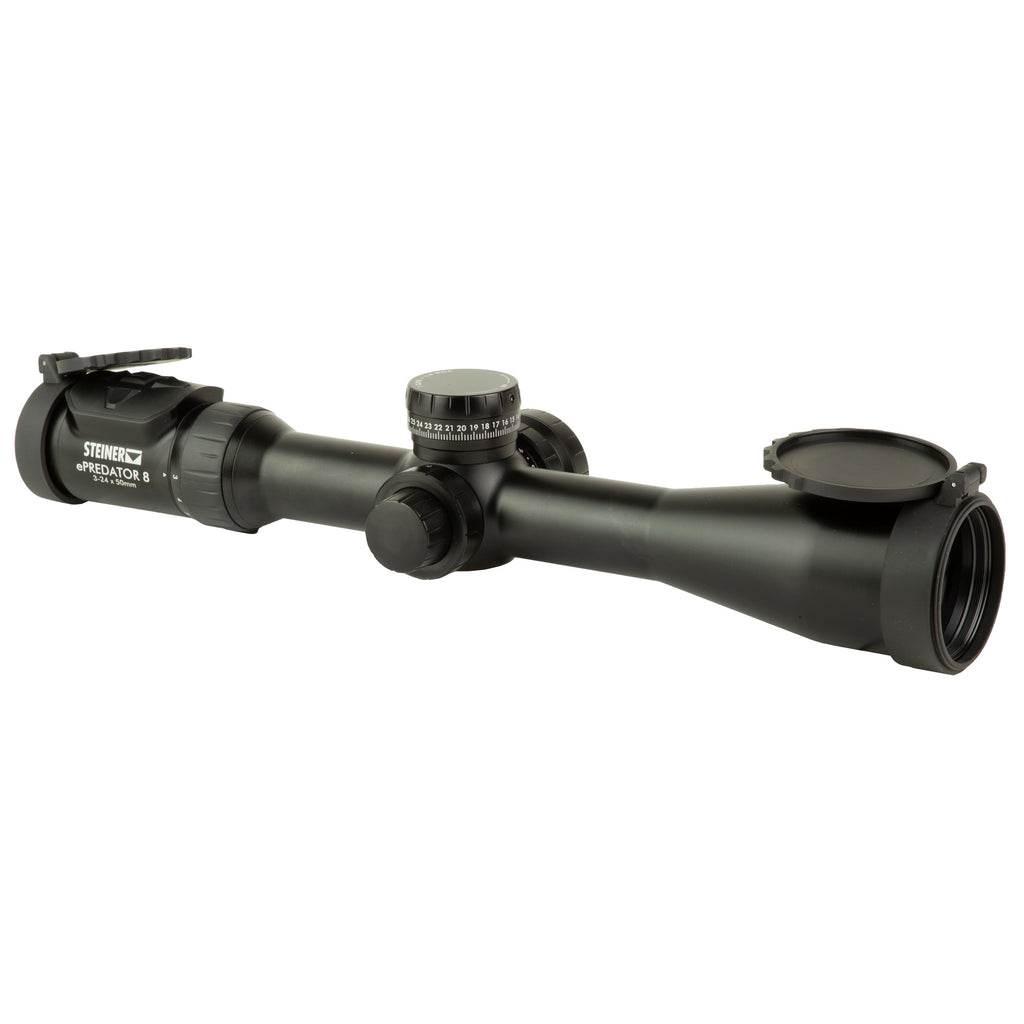 Steiner Predator 8 3-24x50 Rifle Scope - Versatile Hunting Optics in Green