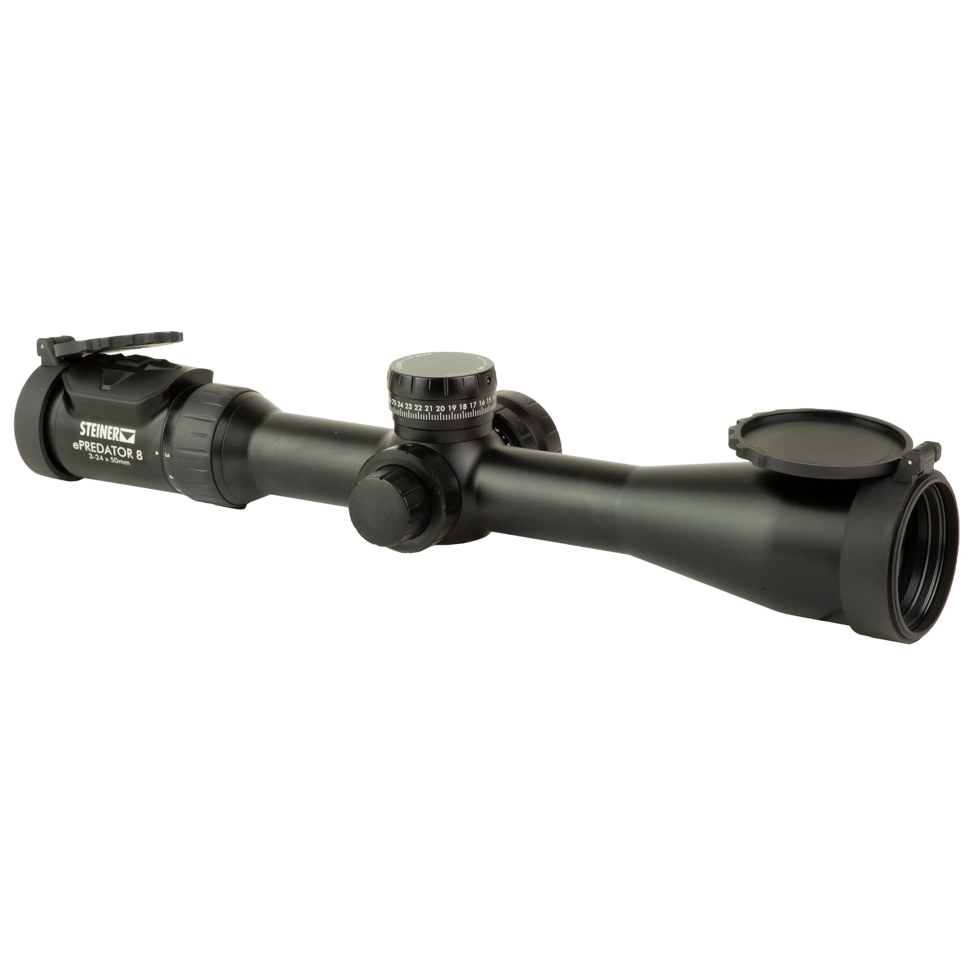 Steiner Predator 8 3-24x50 Rifle Scope - Versatile Hunting Optics in Green