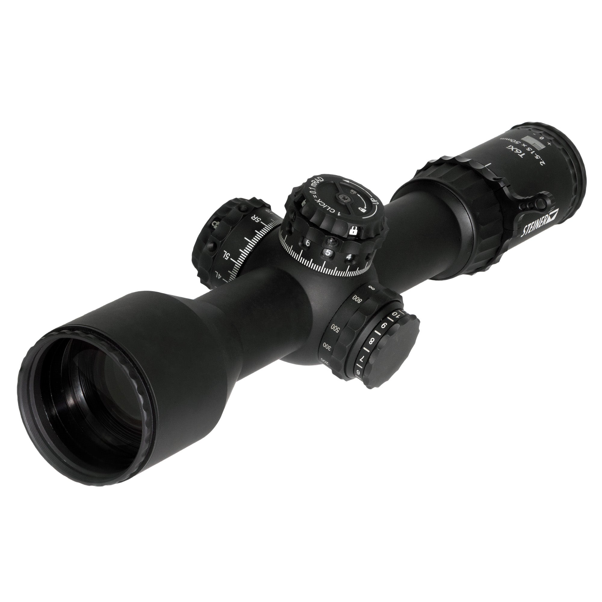 Steiner T6Xi 2.5-15x50mm SCR Rifle Scope with MIL FFP Reticle
